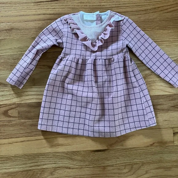 Zara Pink Dress Size 12/18 Months - Picture 2 of 4